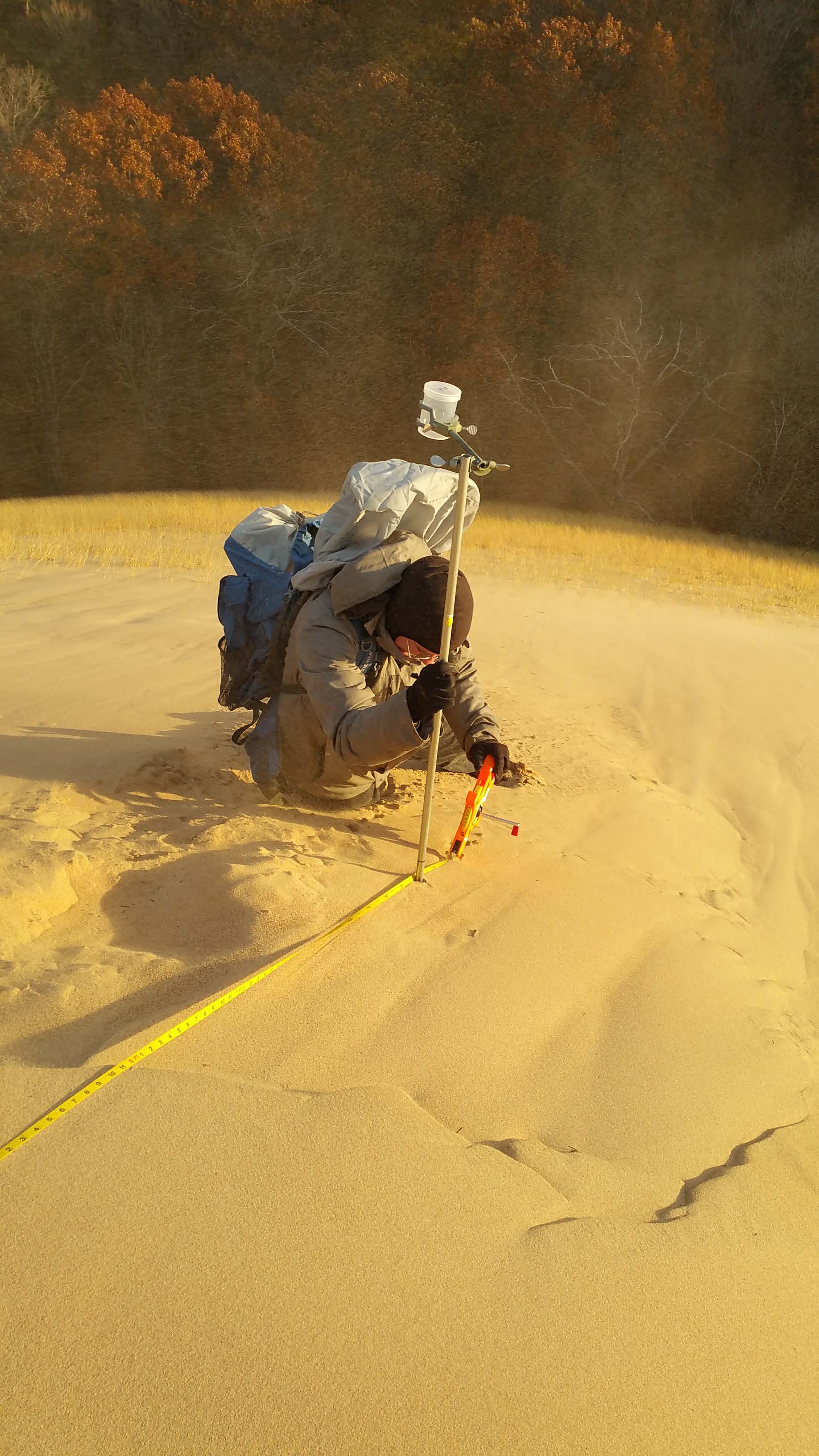 Nov. 2017 dune wind experiment