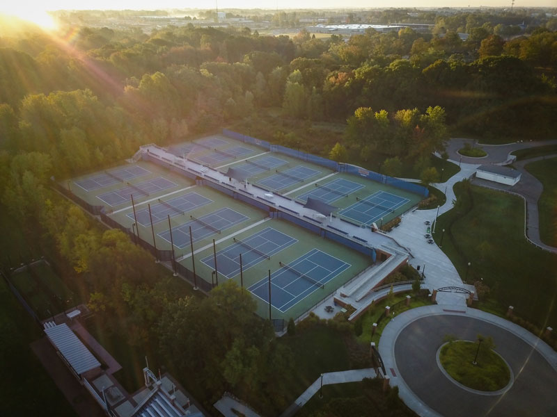 Outdoor Tennis Stadium