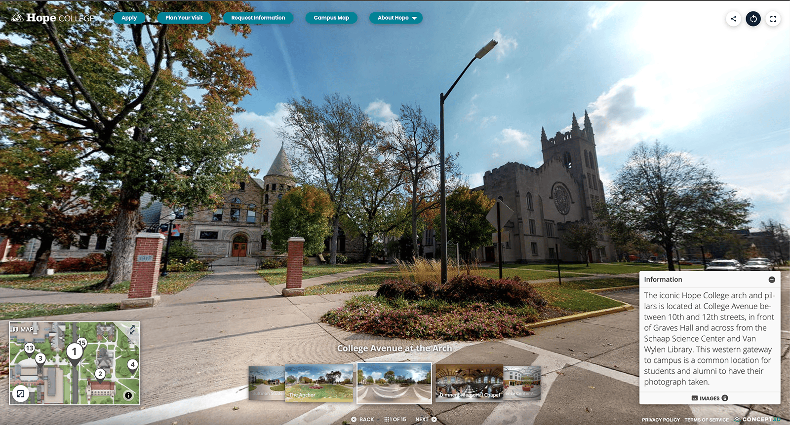 Hope College Virtual Tour