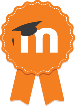 a image of a moodle badge from Moodle Academy